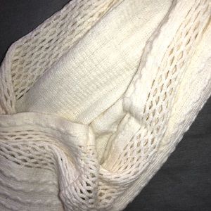 Cream infinity scarf
